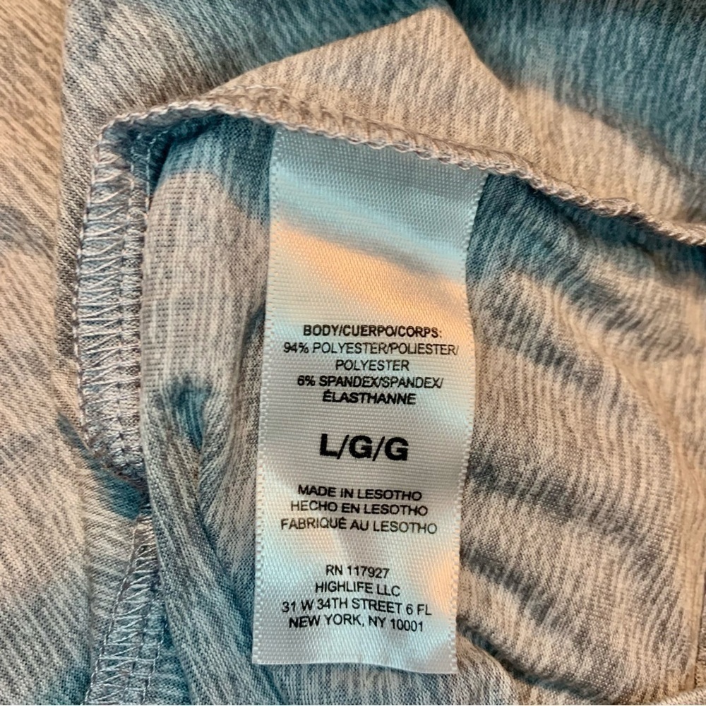 NWT Gaiam Hooded Top Large Grey Long Sleeved Hoodie Athletic Fitness Slim Fit - Picture 11 of 15